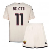 AS Roma Andrea Belotti #11 Udebane Trøje Børn 2023-24 Kortærmet (+ Korte bukser)